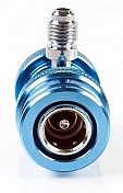 Адаптер синий 1/4" для двухвентильного манометрического коллектора Licota  ATL-9007 1