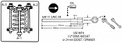 Стяжка для пружин с обхватом витка Licota  ATC-2161 2