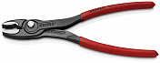 TwinGrip Клещи захватные, 4 - 22 мм, длина 200 мм, чернённые, обливные рукоятки, держатель-еврослот Knipex  KN-8201200SB 2