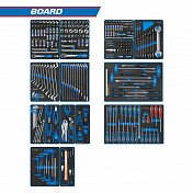 Набор инструментов BOARD для тележки, 15 ложементов, 325 предметов  King Tony  934-325MRVD