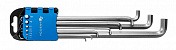Набор шестигранных Г- образных удлиненных ключей с "коротким" плечом 1,5- 10 мм, CrV, 9 шт.Högert  HT1W807 