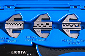 Клещи для обжимки клемм в наборе с 6-ю губками Licota  ACP-10001 3