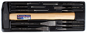 Набор ударно-режущего инструмента с молотком 500г, 12 пр., в ложементе Licota  ACK-384103