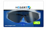 Очки защитные, стекла PC (темн.), регулируемые  Högert  HT5K001 1