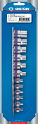 Набор торцевых головок 1/2".3/8", TORX Е-стандарт, E4-E20, 12 предметов King Tony  7113PR 2