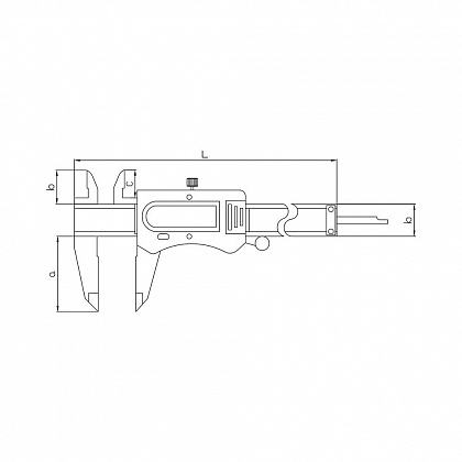 Штангенциркуль цифровой ABS 0.01 мм, 0-150 мм