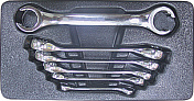 Набор ключей разрезных 6-24 мм в ложементе Licota  ACK-274007