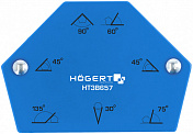 Шестигранный магнит для сварочных работ, 100*69*16 мм Högert  HT3B657