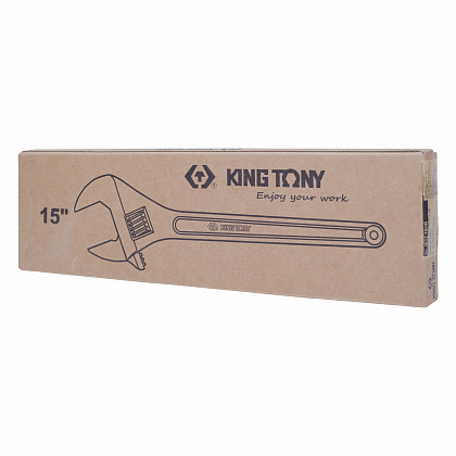 Ключ разводной 375 мм, хром KING TONY 3611-15HR