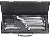 Набор ключей комбинированных 16 предметов 6-24 мм в металлическом ящикеLicota  AWT-ERSK06 