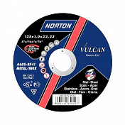 Круг отрезной Vulcan 125×1.0×22.23 A 60 S-BF41 (металл, нерж. сталь) Norton  66252925433