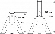 NORDBERG СТОЙКА  механическая 8 тонн  H=380-608 мм   S8  1