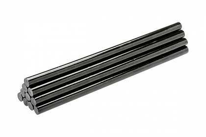 Клеевые стержни черные 11,2х200 мм, 12 шт