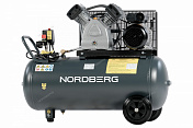 Компрессор поршневой с ременной передачей 220В, 100л 420л/мин Nordberg  NCP100/420A