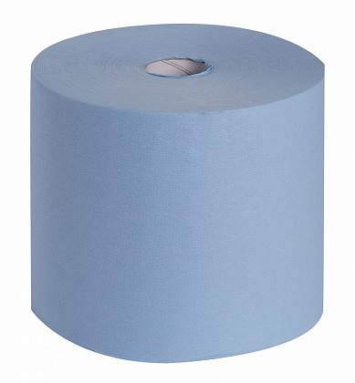 Бумажный протирочный материал Basic, 2сл., 33смх35см, синий