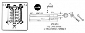 Стяжка для пружин с обхватом витка Licota  ATC-2161 3