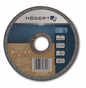 Диск отрезной по нержавеющей стали 115 х 1,0 х 22,23 мм Högert  HT6D606