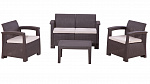 Комплект мебели B:rattan Rattan Comfort 4, венге