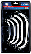 Набор ключей накидных изогнутых "стартерных" 5пр. 10-22 мм в пласт. подложкеLicota  AWT-MBMK01 