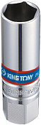 Головка свечная шестигранная 3/8;, 16 мм, L = 70 мм, резиновый фиксатор KING TONY 363516 King Tony  363516