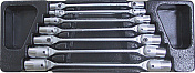 Набор ключей торцевых карданных 6-19 мм в ложементе Licota  ACK-384006