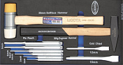 Набор молотков и ударно-режущего инструмента, 10 предметов Licota  ACK-E38303