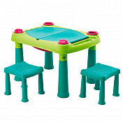 Столик для творчества с двумя стульчиками Creative Play Table  Keter  17184184 