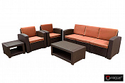 Комплект мебели Rattan Premium 5, венге