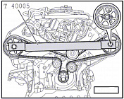 Установочная планка для валов VAG V8 Licota  ATA-0451 2