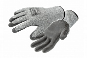 FUHSE Перчатки рабочие HPPE с защитой от порезов покрыты полиуретаном  Högert  HT5K763