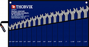 Набор ключей гаечных комбинированных дюймовых в сумке 1/4"-1-1/4", 16 предметовThorvik  CWIS0016 