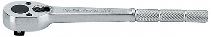 Трещотка 1/2", 250 мм, 32 зубца, флажковая, фиксатор, удлиняемая 