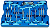 Набор ключей Т-образных шестигранных и TORX с пластиковой рукояткой, в ложементе Licota  ACK-B1002
