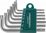 Комплект угловых ключей Torx Т10-Т40, S2 материал, 7 предметов