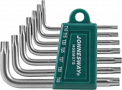 Комплект угловых ключей Torx Т10-Т40, S2 материал, 7 предметовJonnesway  H08M07S 