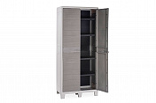 Уличный шкаф TOOMAX 2х дверный глубокий WOODY'S XL (4 полки), светло-серый Toomax  Z077RL  4
