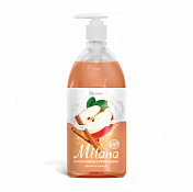 Milana Жидкое крем-мыло яблоко и корица 1 л с дозатором GRASS Grass  125419