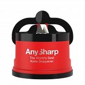 Точилка для ножей пластиковый корпус AnySharp  ASKSRED  1