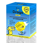 drago средство инсектицидное "жидкость от комаров". комплект: электрофумигатор + жидкость от комаров