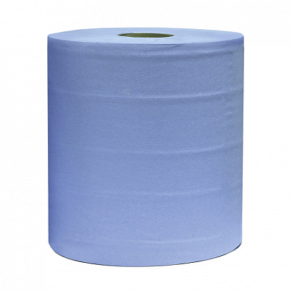 Бумажный протирочный материал Basic, 2сл., 23смх35см, синий