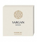 Набор гигиенический «Sargan» (ватные палочки, ватные диски и пилочка для ногтей)  Grass  HR-0032