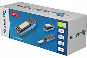 Фонарь светодиодный,  раскладной, 400 люмен, магнит, USB Högert  HT1E407 4