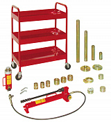 Набор гидравлического кузовного инструмента 20 тонн, на тележке, 16 предметов Licota  ATS-4054S2