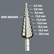 Насадка-ступенчатое сверло, 4-20 мм Wera  WE-104672