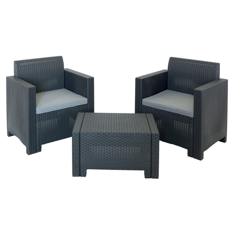 Комплект мебели NEBRASKA TERRACE Set (стол, 2 кресла)_4