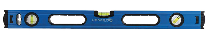 Уровень  алюминиевый 150 см,  (3- х пузырьковый) точность 0,5 мм/1 м Högert  HT4M015_0
