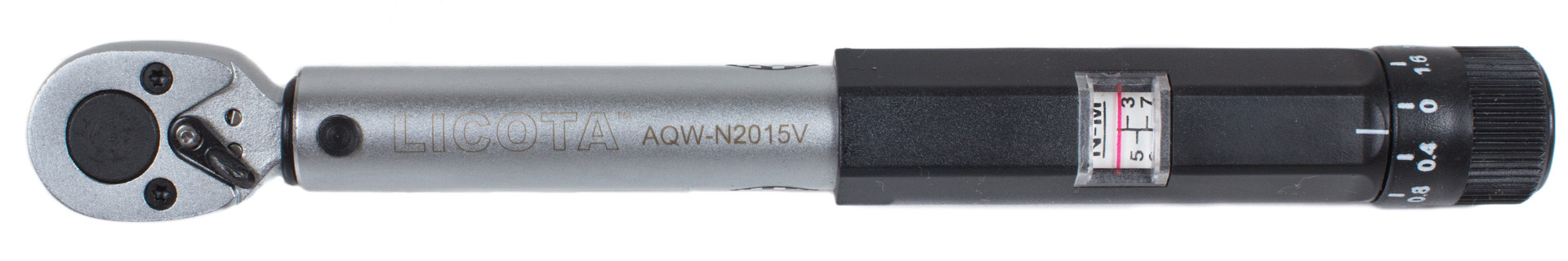Динамометрический ключ 1/4" 3-15Нм, шкала-микрометр Licota  AQW-N2015V_0