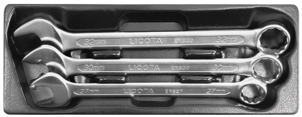 Набор ключей комбинированных 27, 30, 32мм, 3 пр., в ложементе Licota  ACK-384110_0