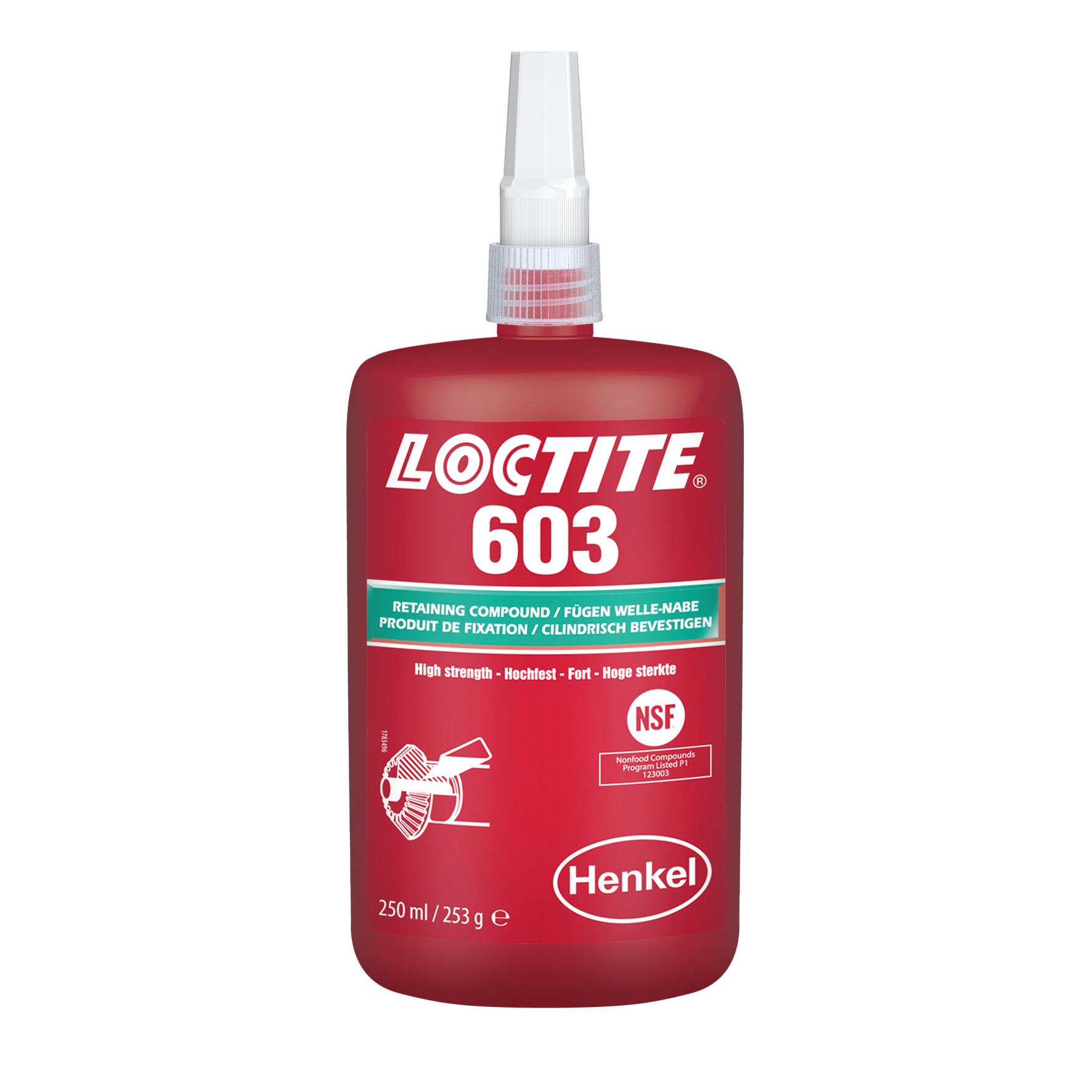 Loctite 603 Фиксатор цилиндрических соед. 250мл_0