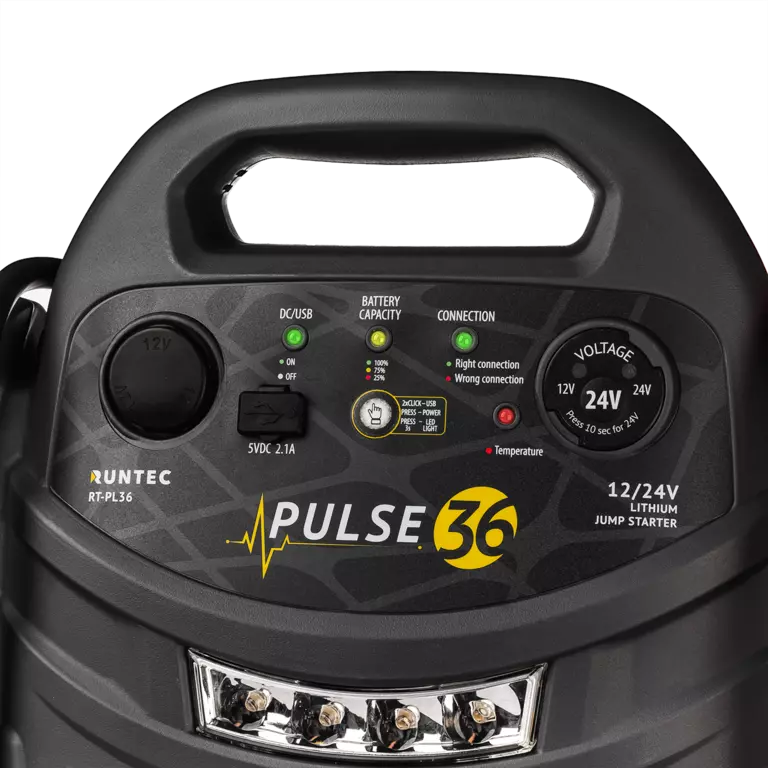 Пусковое устройство Pulse 36 12/24 В, 2400/1200 A Runtec  RT-PL36_2